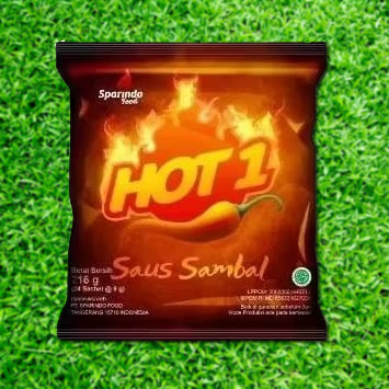 

Hot 1 Saus Sambal Sachet 9gr/24 pcs/pack HALAL