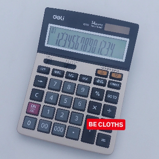 

Deli E1671C Kalkulator Desktop Office 14 Digits 1671C Dual Power