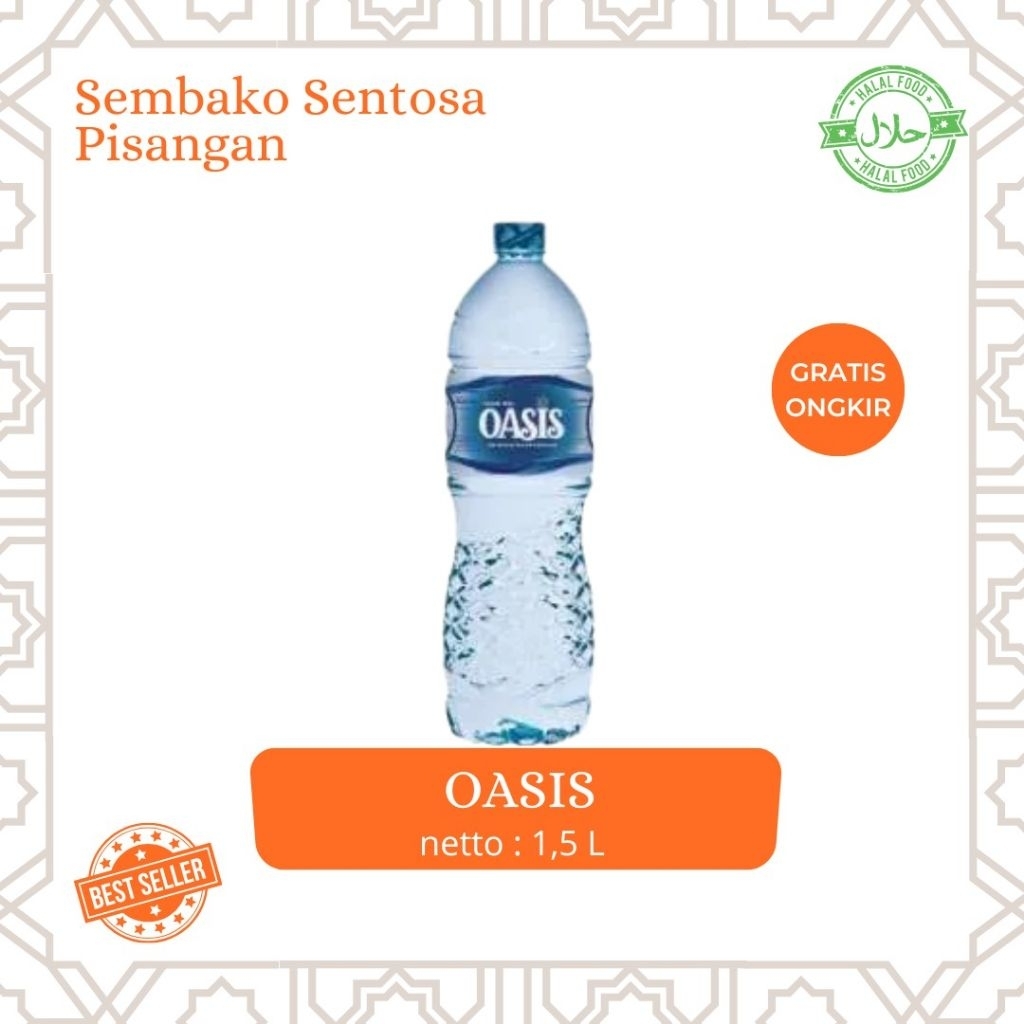 

BOTOL OASIS 1.5 L (per pcs)