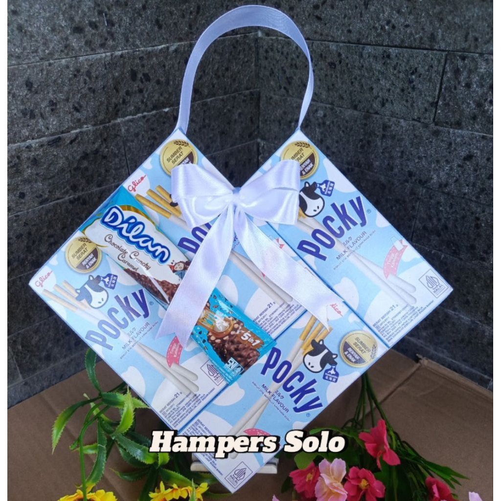 

( Bisa COD ) Pocky love MILK FLAVOUR + DILAN Hadiah // Hampers // Kado // Wisuda //Buket bunga// Buket Murah