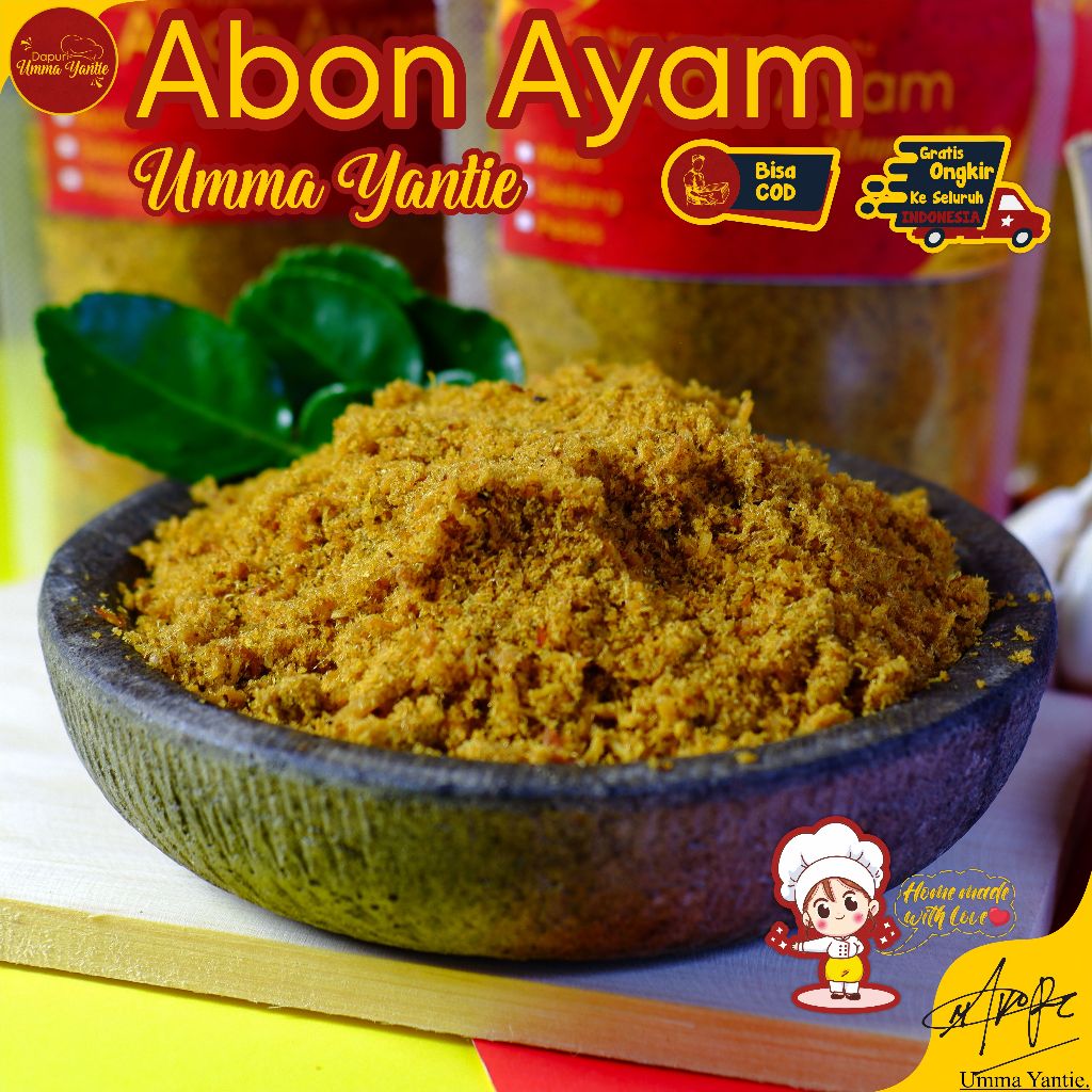 

Abon Ayam Premium 100 Gram dan 150 Gram HALAL Abon Ayam Homemade
