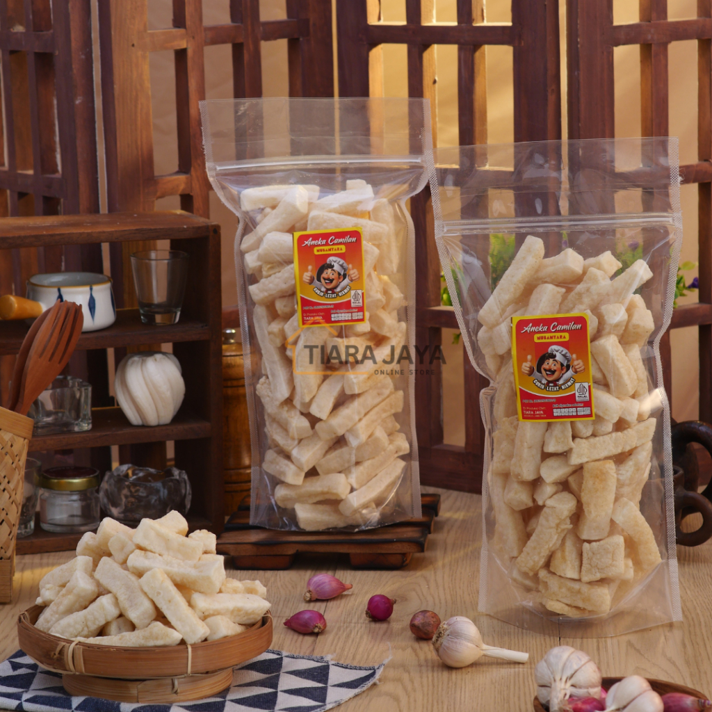 

500 gram Kerupuk Tahu Stik Mini | Rambak Tahu Original | Kerupuk Camilan Enak Renyah