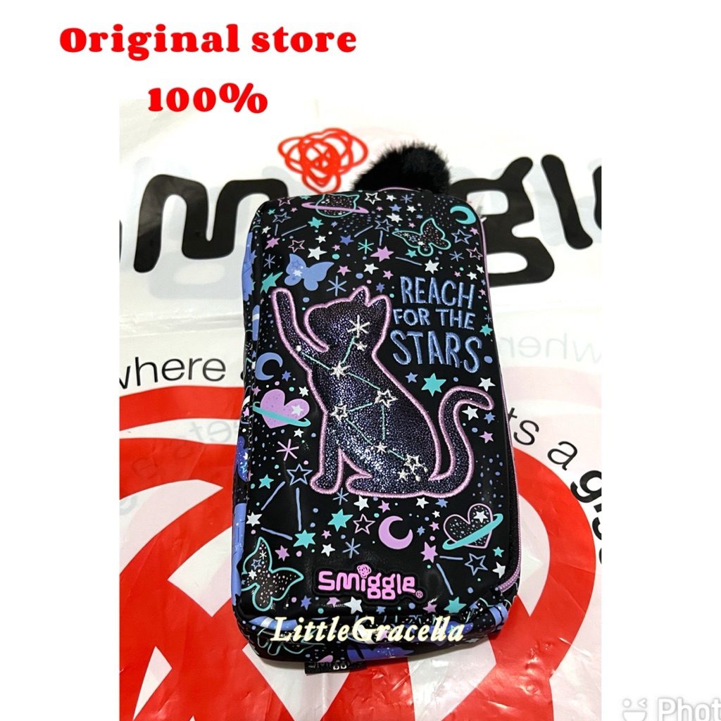 

READY STOCK SMIGGLE PENCIL CASE WILD CAT ORI STORE 100%/ kotak pensil smiggle ori