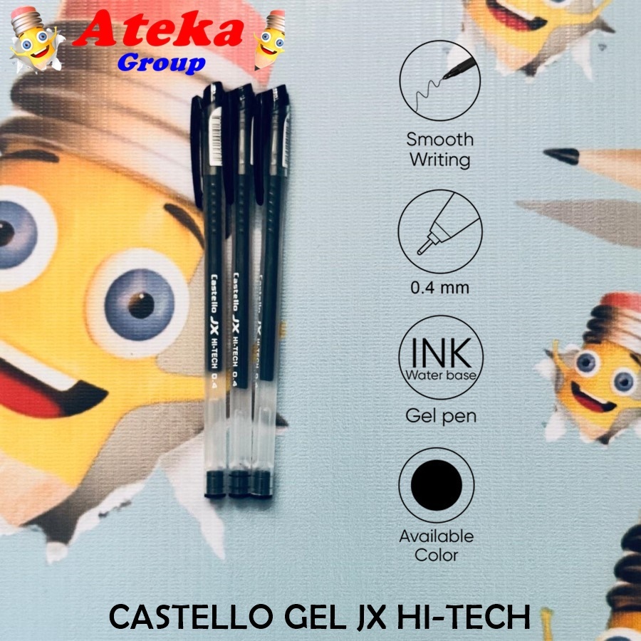 

[1 PCS] CASTELLO GEL PEN JX HI-TECH JUMBO GEL