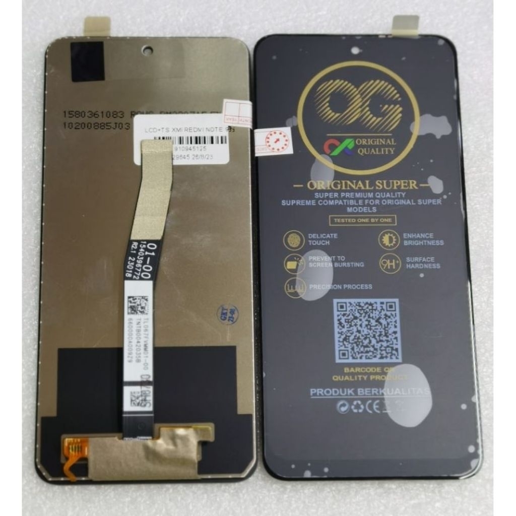 LCD TOUCHSCREEN XIAOMI REDMI NOTE 9 PRO - REDMI NOTE 9PRO COMPLETE