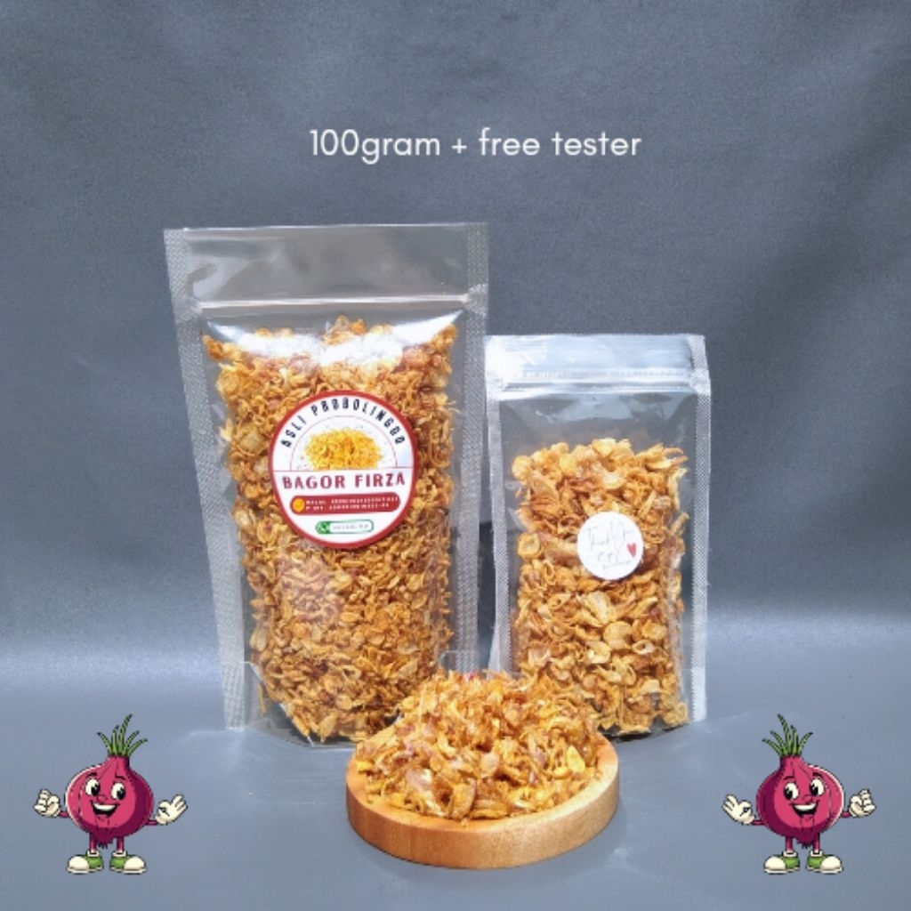 

TERMURAH!! Bawang Goreng Fried Shallots Asli Probolinggo Tanpa Campuran [100 gram, 200 gram, 500 gram]