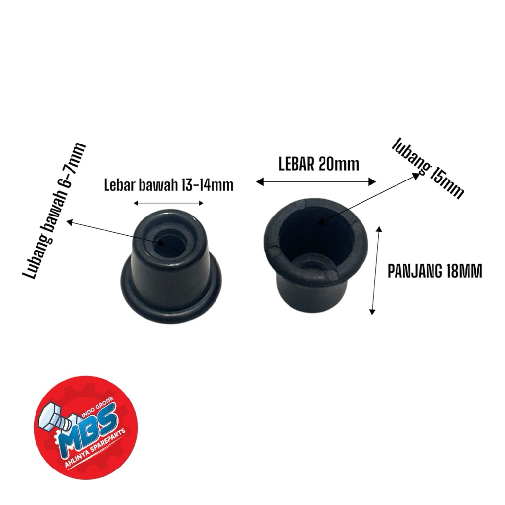 Karet Seal Master Rem ori Kit Depan Honda Beat Vario125 Supra X125 Old Universal Original