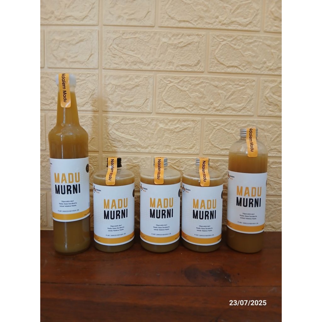 

Madu Murni 100% Raw Honey Asli Alami 650 gram Lebah Apis Mellifera Nektar Kaliandra