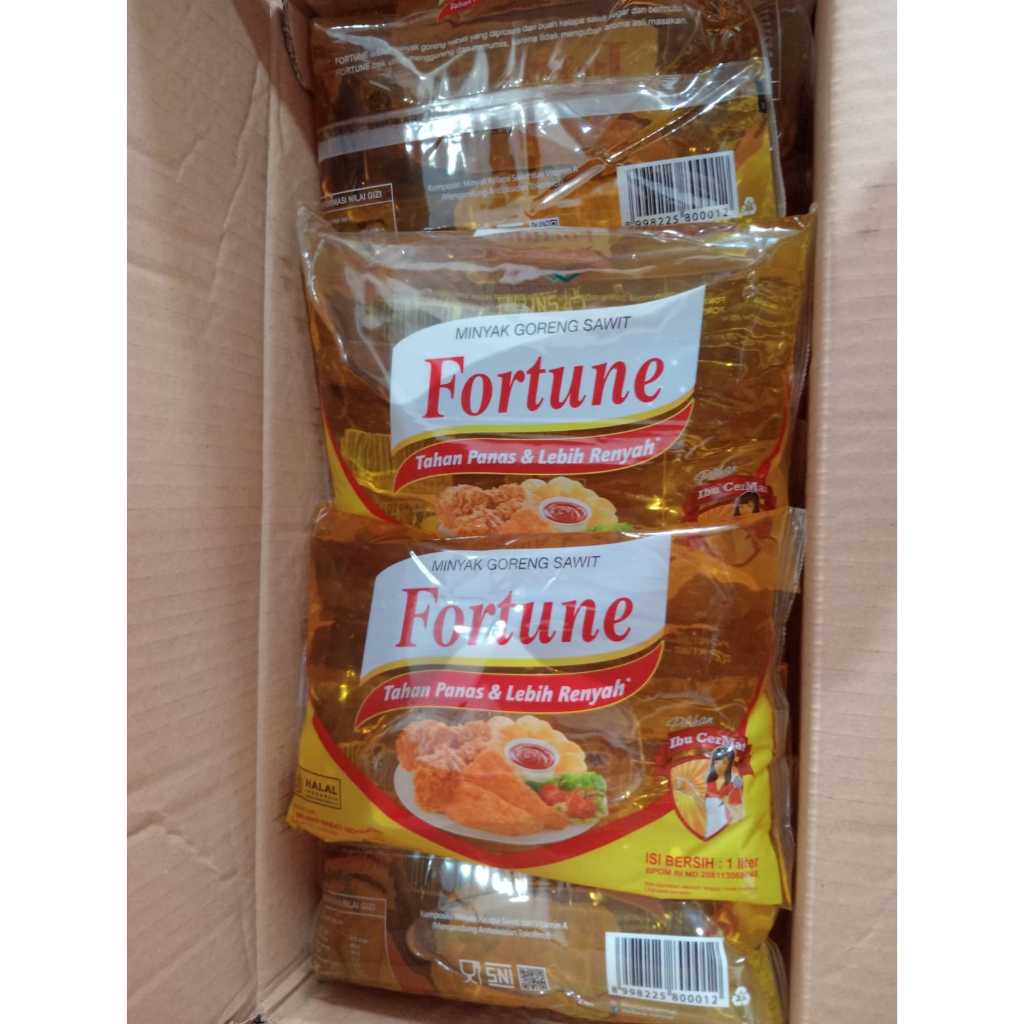 

MINYAK FORTUNE BANTAL KEMASAN 1 LITER /12 POUCH(TK.ARSYILA)