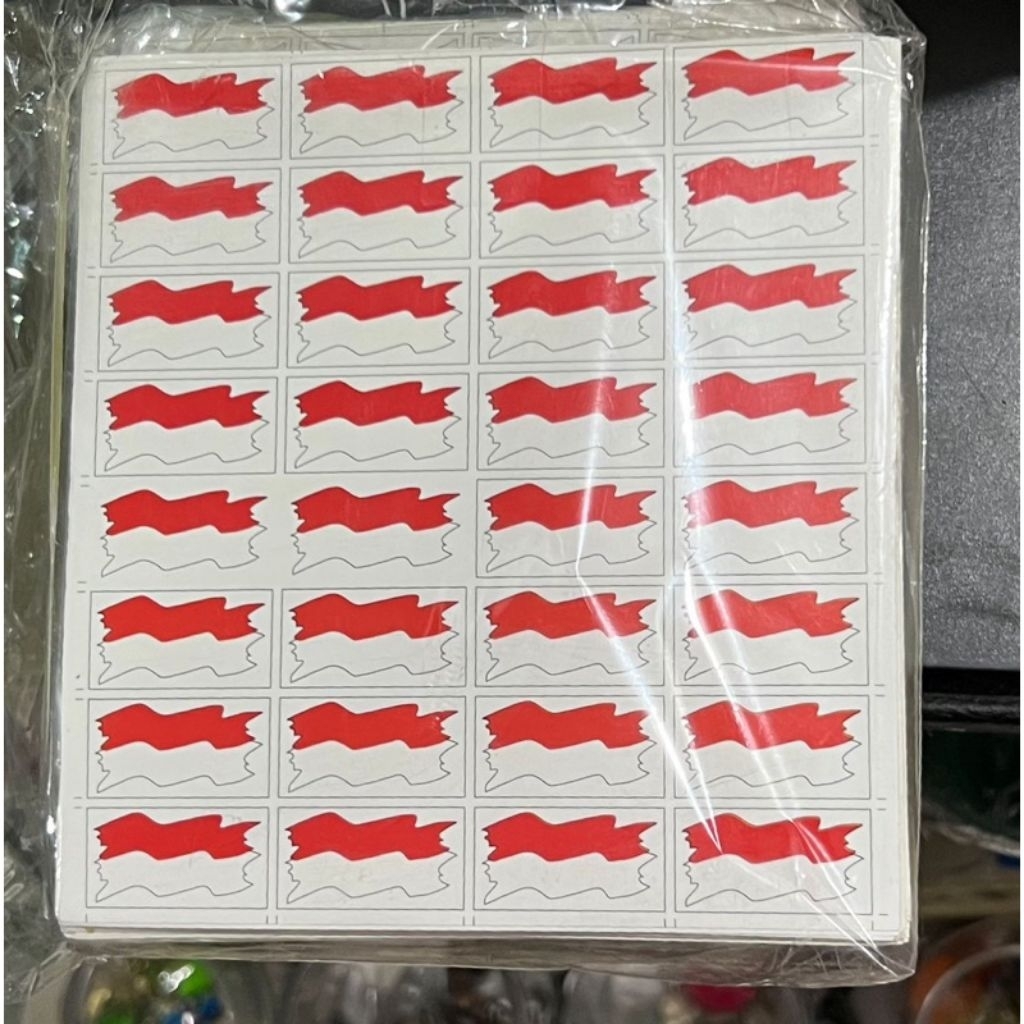 

stiker muka merah putih