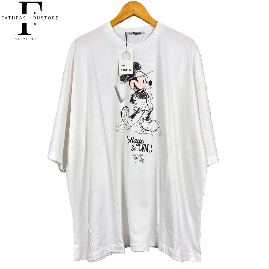 Kaos Pria Wanita Jumbo Mickey Mouse XXl XXXL XXXXL | Kaos BigSize Karakter | Kaos Wanita Jumbo
