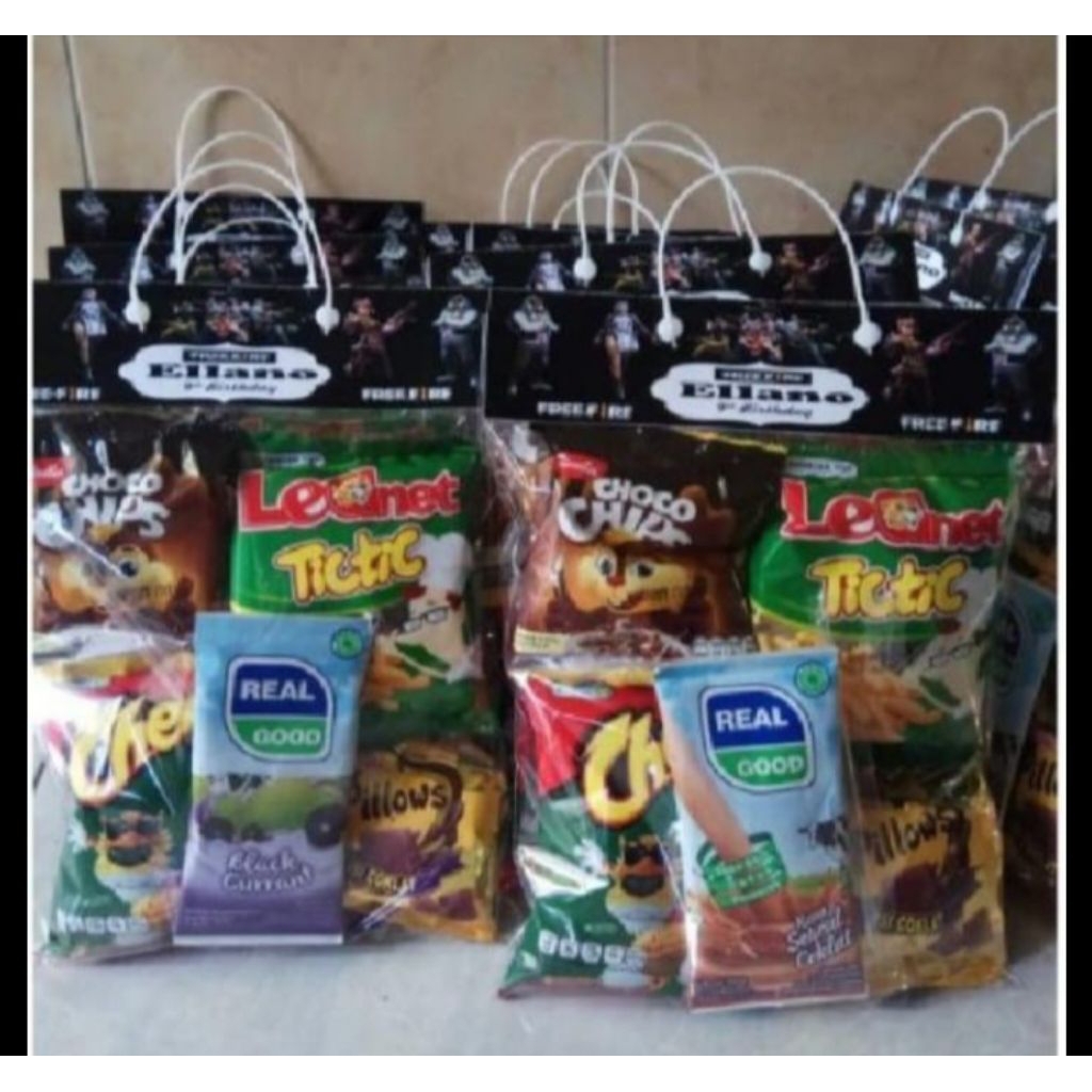

40pcs Paket Snack Ulang Tahun Anak / Hampers Snack Anak