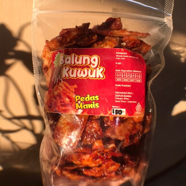 

KRIPIK SINGKONG/BalungKUWUK 150gr. PEDAS MANIS