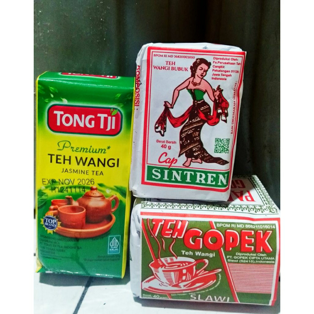 

teh paket racikan 3psc wedangan solo (tongji premium,sintren,gopek)