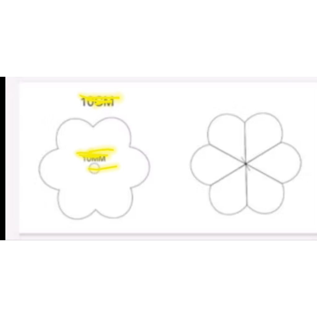 

pisau custom bunga 5cm