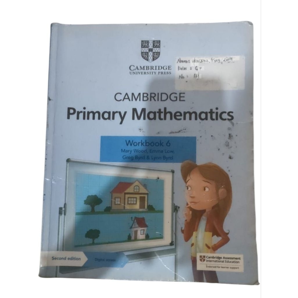 Buku cambridge Primary mathematics wookbook 6