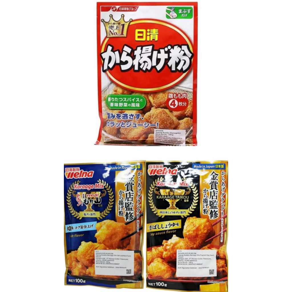 

ALL VARIAN NISSIN WELNA KARAAGE 100 G