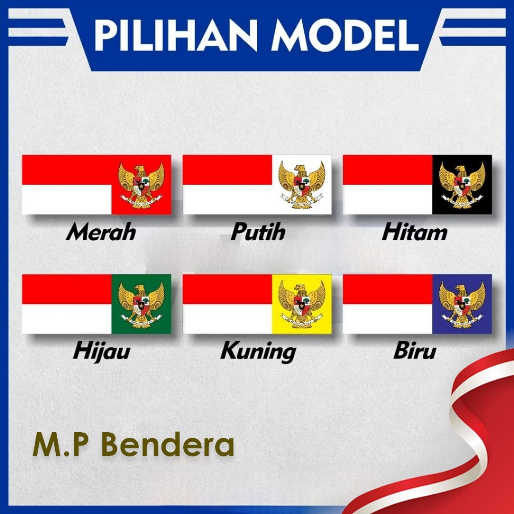 Pin Bendera Merah Putih - Pin Bros Garuda - Pin Bendera Kemerdekaan