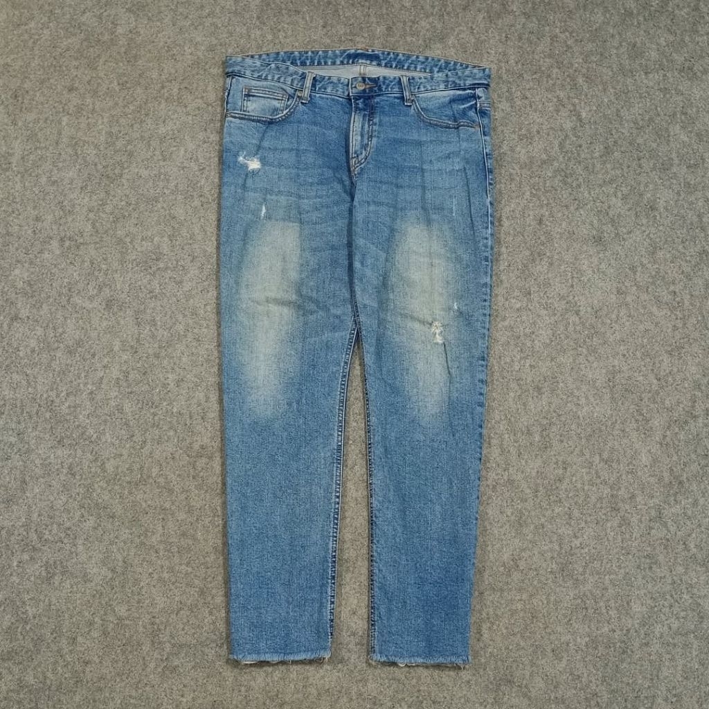 Celana Tapered jeans panjang pria TOPTEN size 34 second