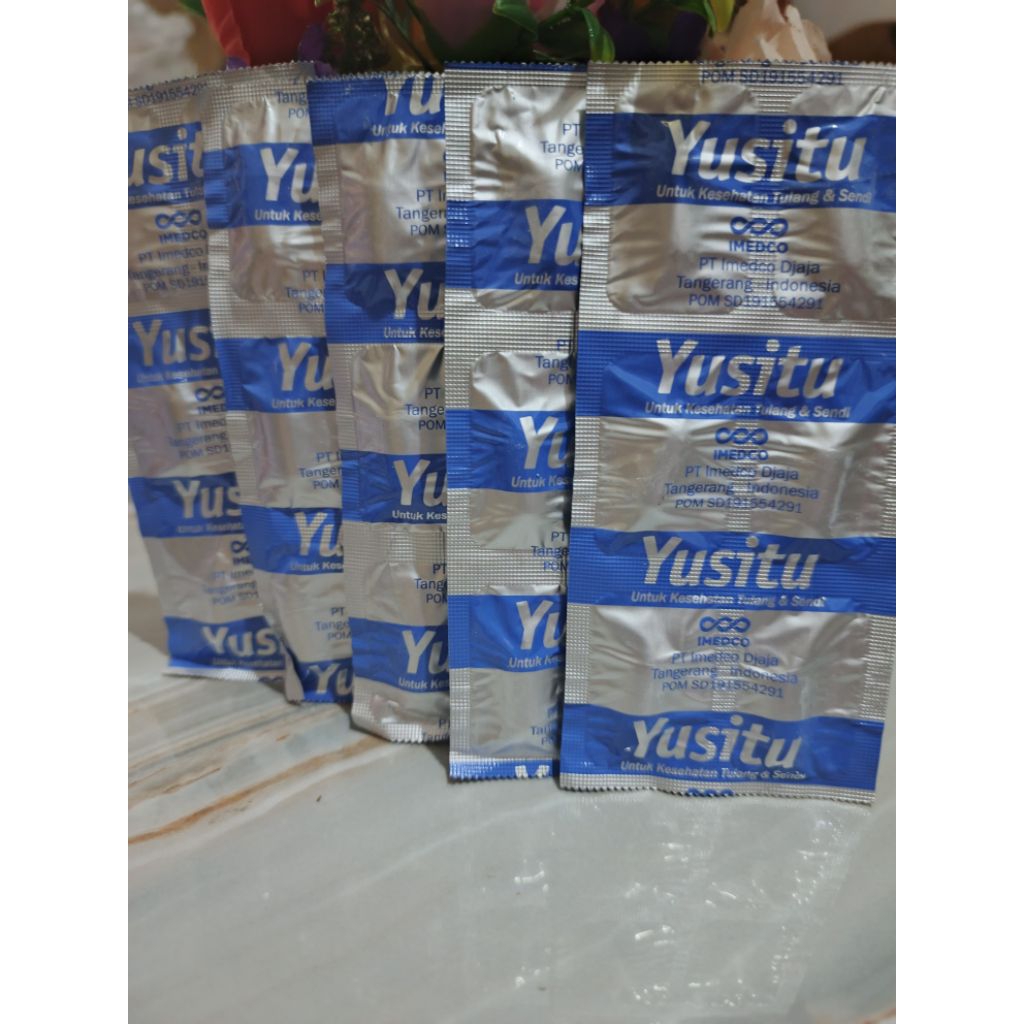 YUSITU SUPPLEMENT SAKIT LUTUT SENDI TULANG OBAT KALSIUM ORIGINAL BPOM