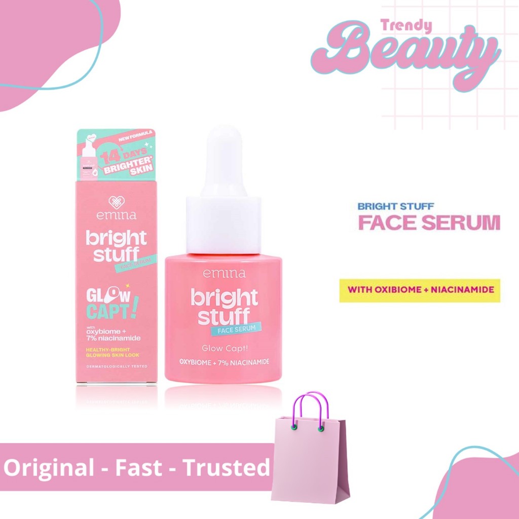 Emina Brht Stuff F Serum - Serum Wajah Cerah Glowing