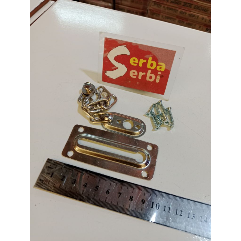 *RANTAI+GRENDEL*Pengunci pintu + rantai