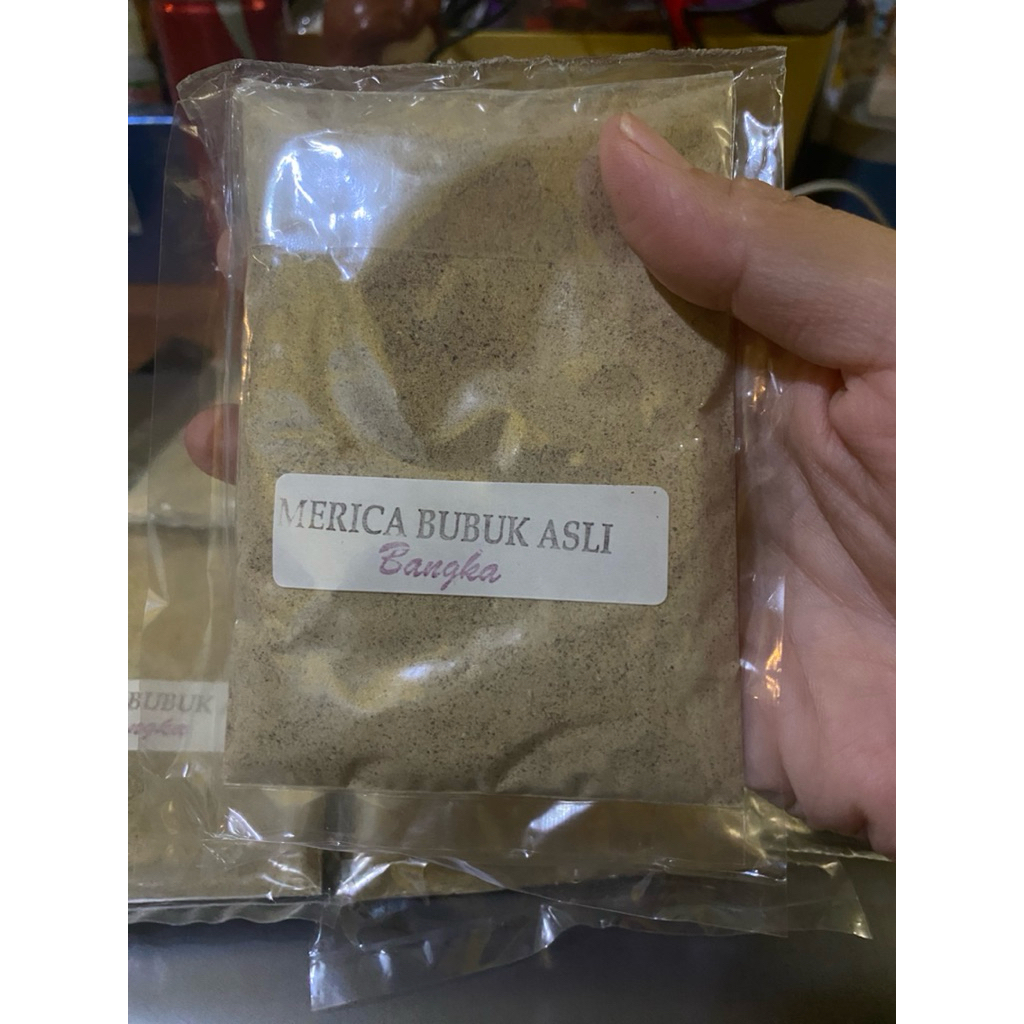 

Merica Bubuk lada asli bangka