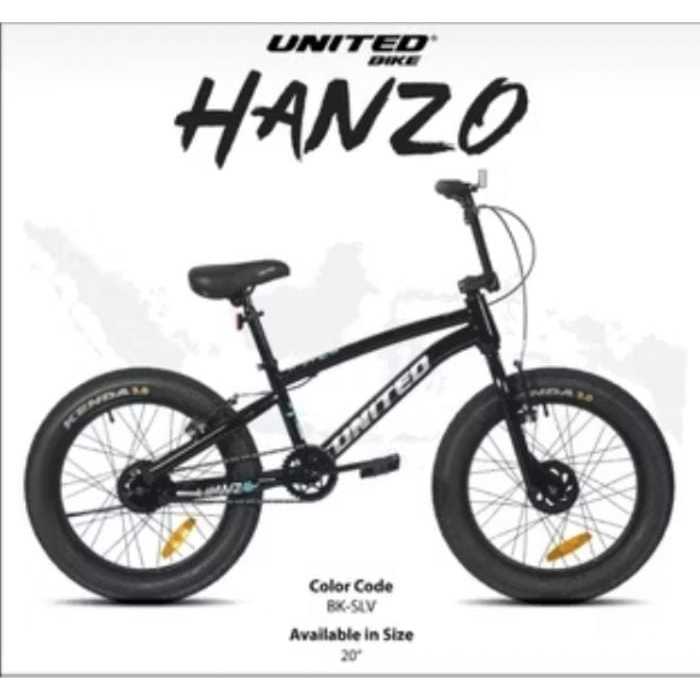 Sepeda BMX 20 inch UNITED HANZO BMX UNITED FLOSS Q Anak Dewasa