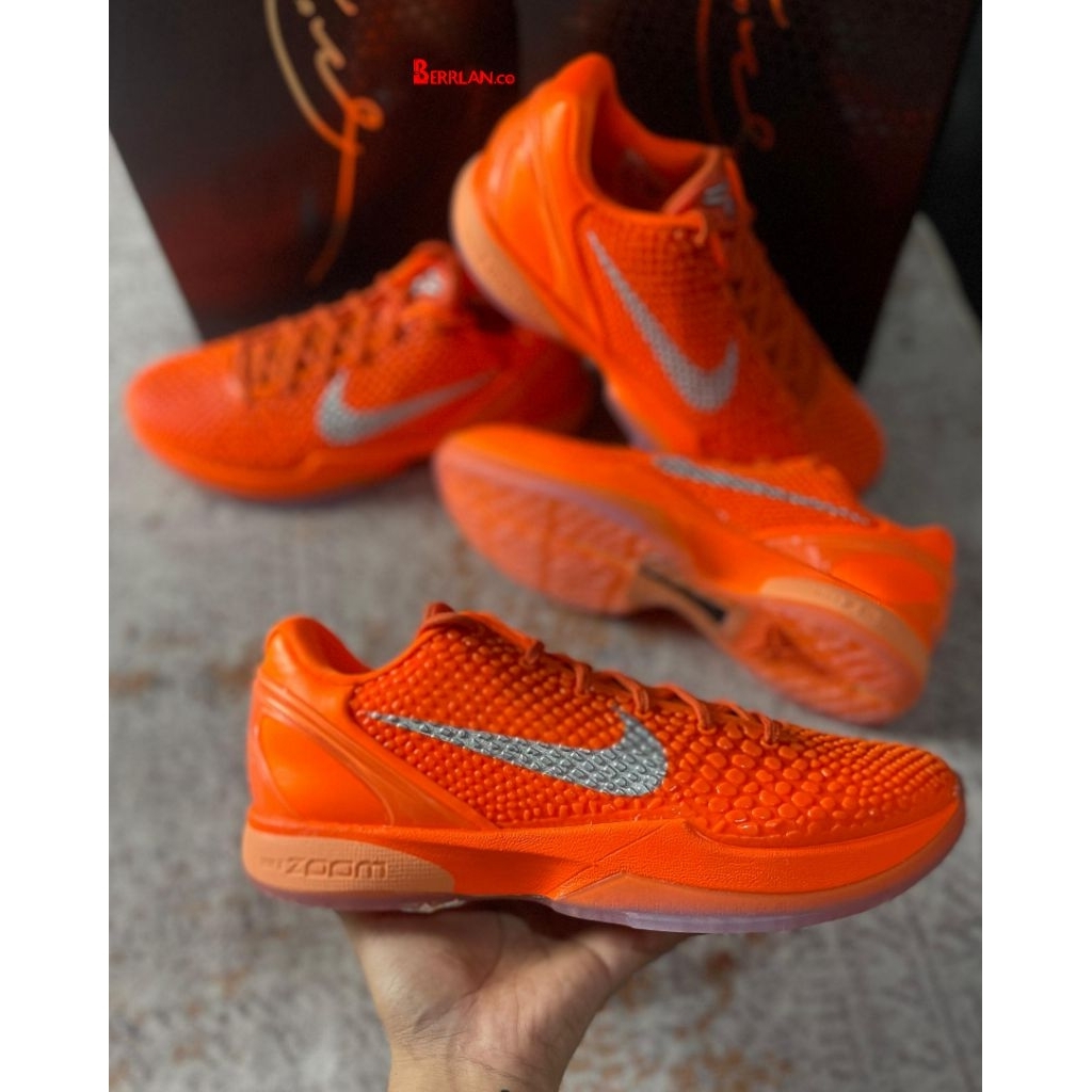 Nike Kobe 6 Protro Total Orange 100% Original