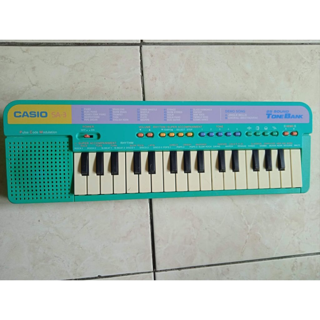 piano casio sa3 Japan bekas normal