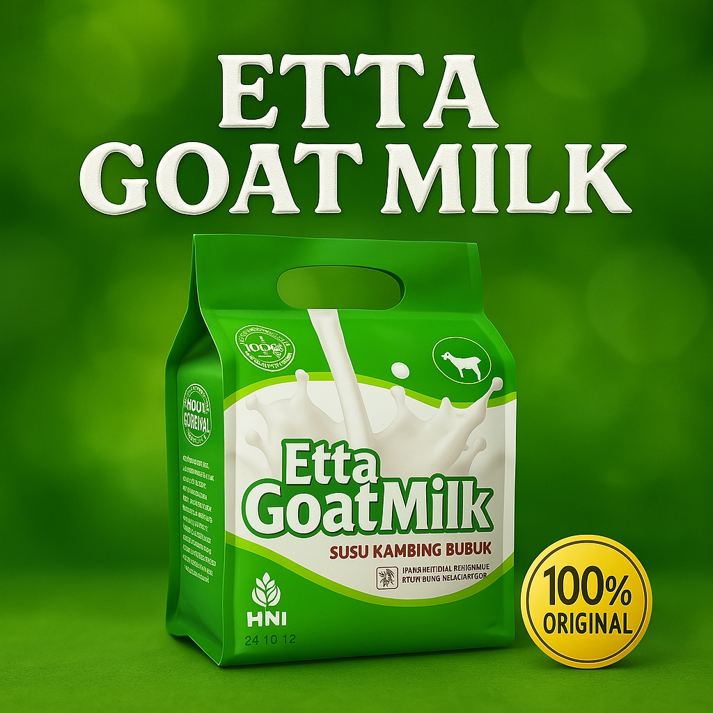 

Susu Etawa Etta Goatmilk Bubuk Alami Sehat Cocok untuk Anak & Dewasa
