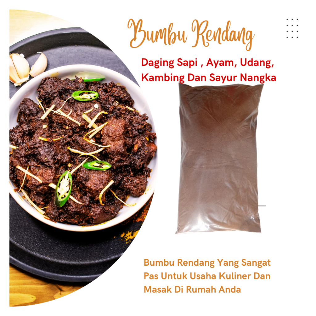 

Bumbu Rendang Bukittinggi Toko Setia Bumbu Asli Pasar Lereng 1kg