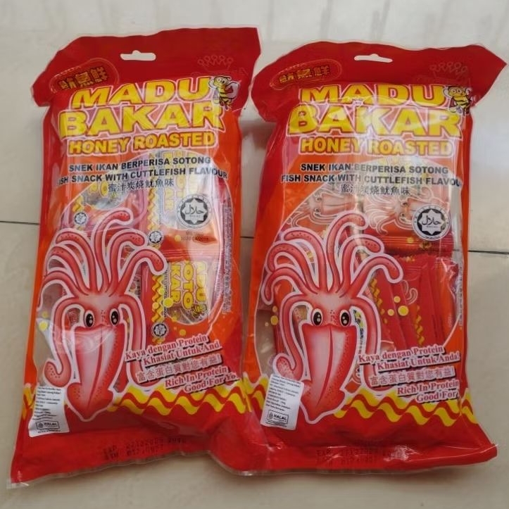 

Crowna Snack madu bakar sotong honey roasted - Malaysia
