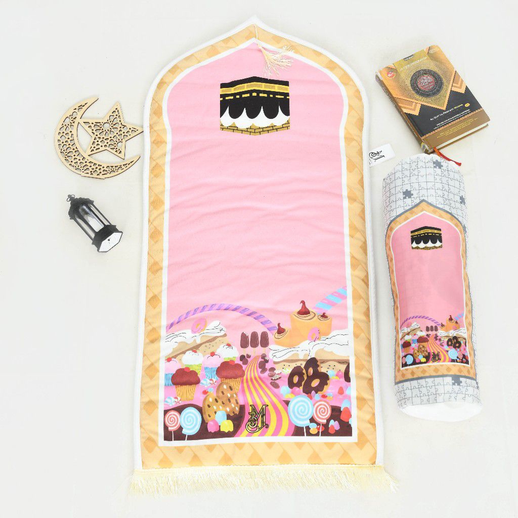 SAJADAH ANAK TEBAL CUSTOM NAMA / PERLENGKAPAN SHALAT