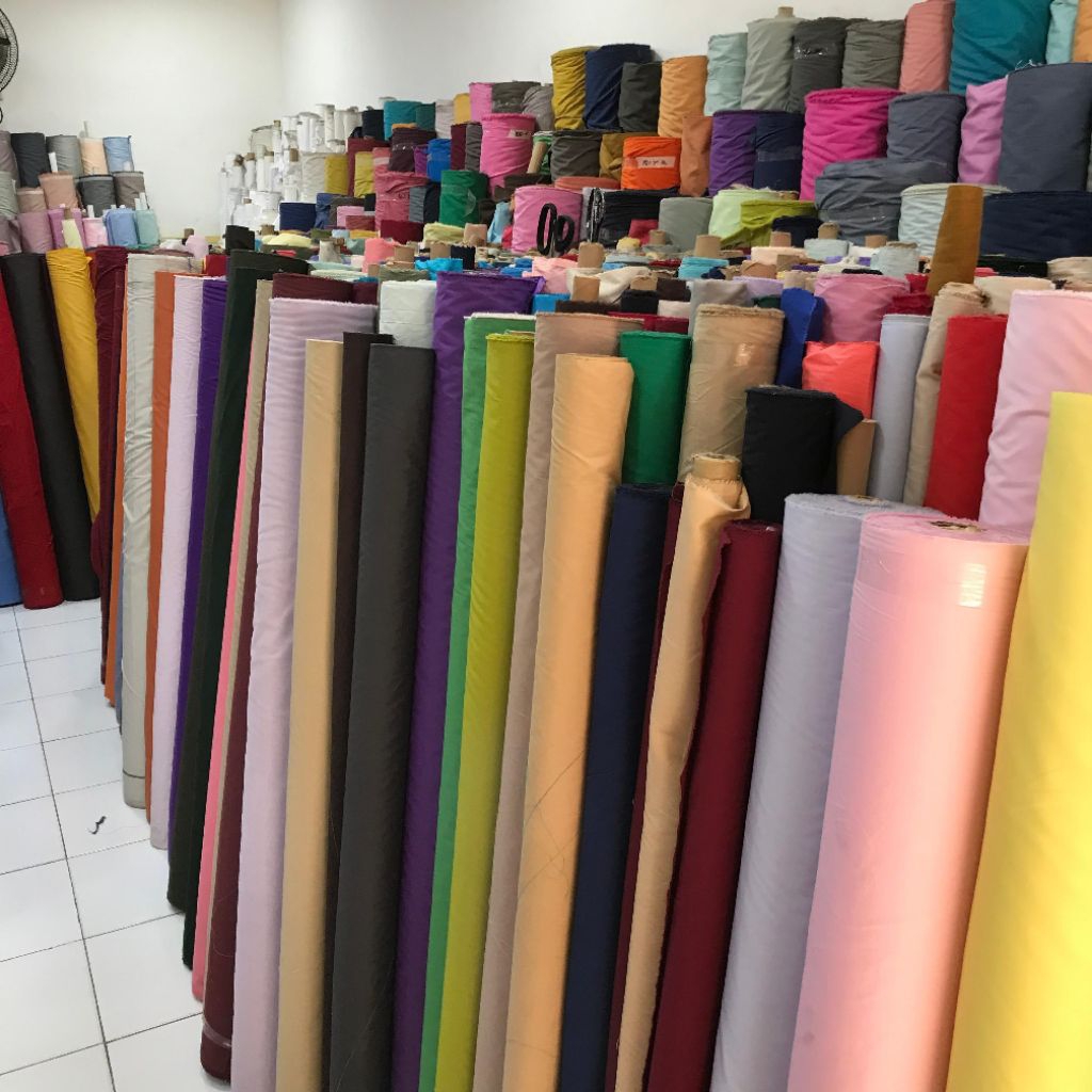 Kain katun poplin ~ bahan kain katun poplin ~ kain katun popline ~ katun poplin tc