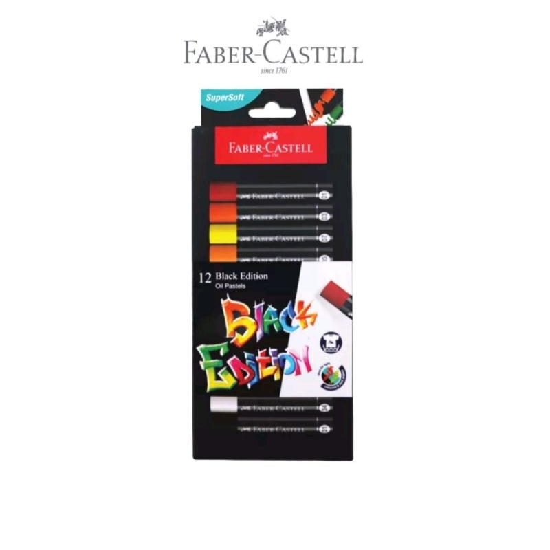 

Crayon Faber Castel / Oil Pastel Black Edition 12 Warna 220012