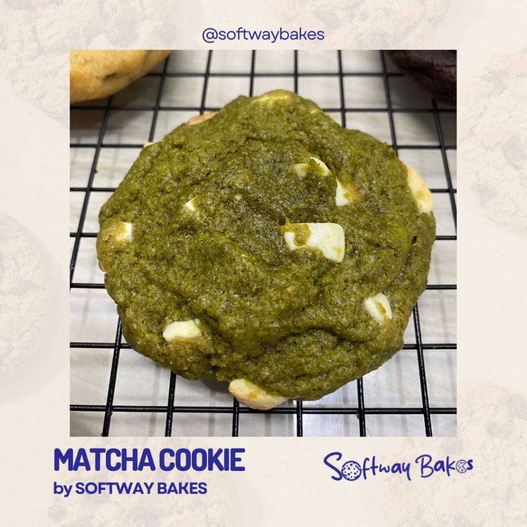 

Matcha Soft Cookies (100% brown butter)