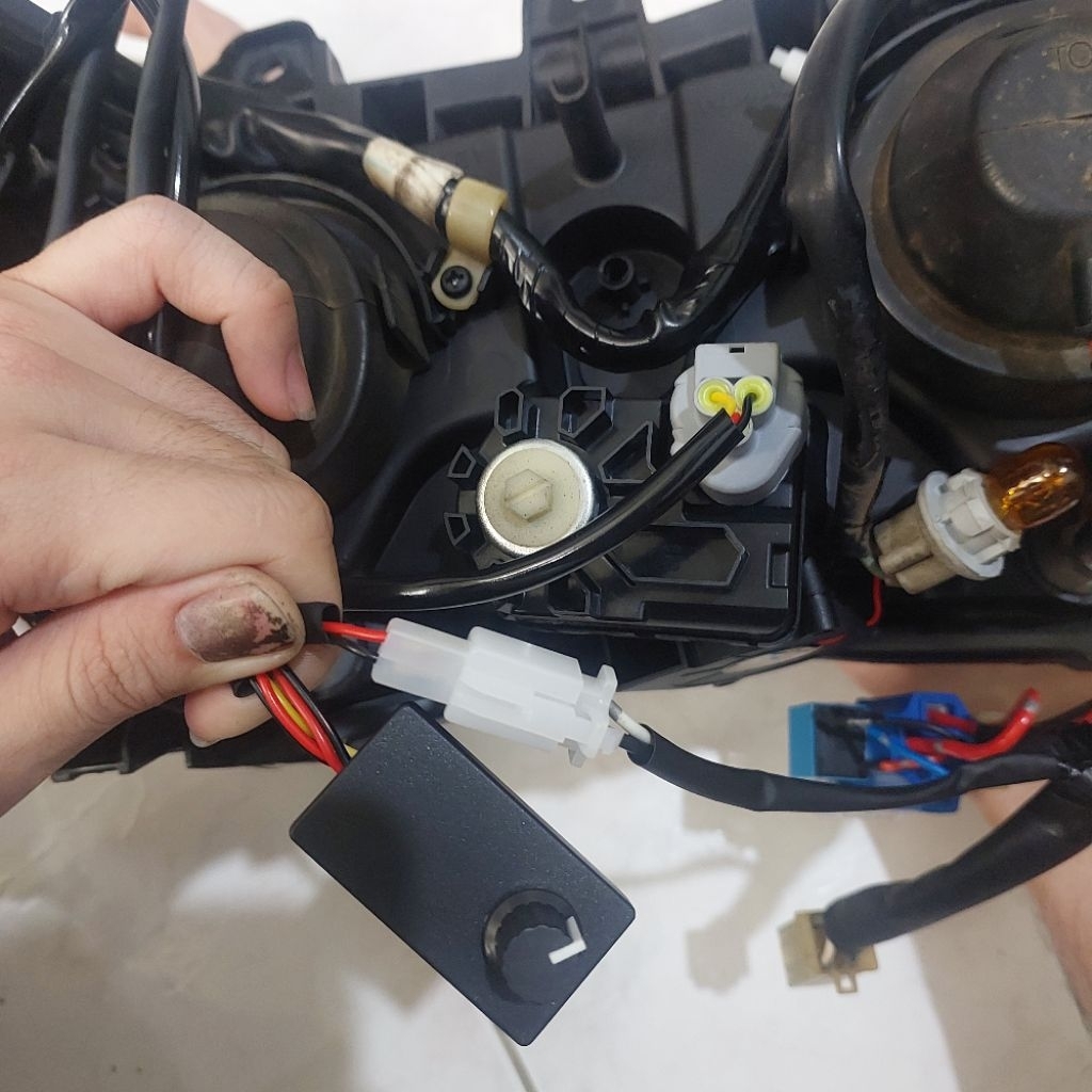 Electric Leveling tambahan headlamp