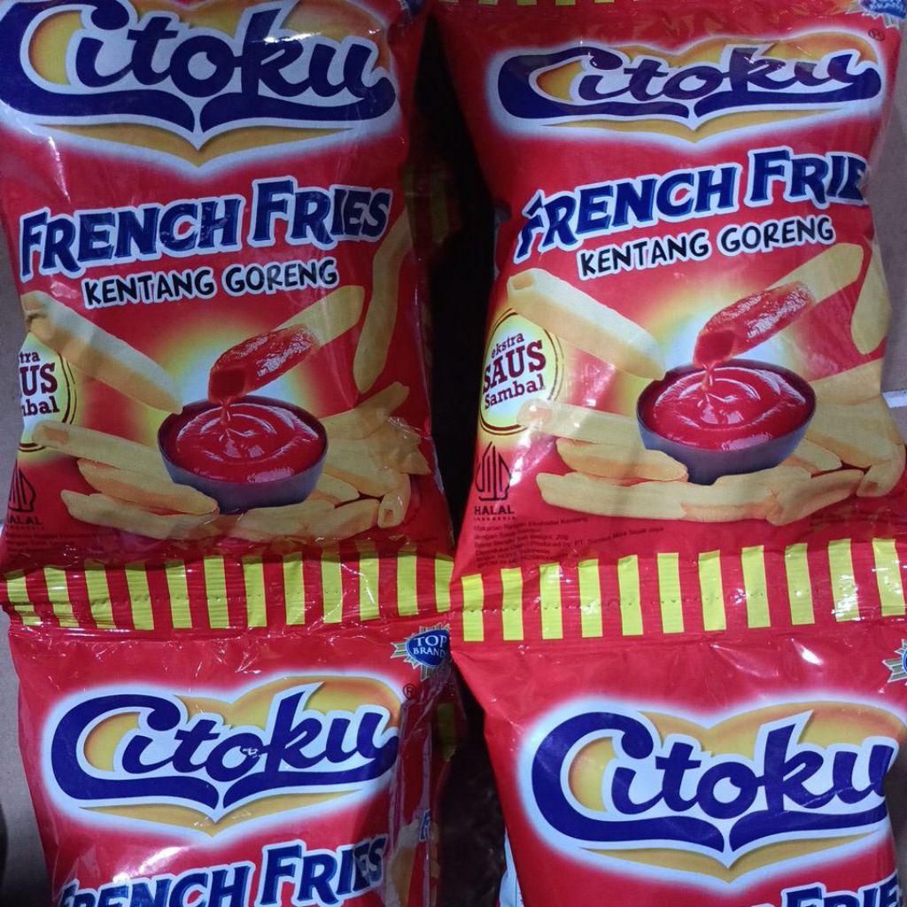 

KENTANG GORENG CITOKU + Saus Sambal isi 10pcs/ Rtg
