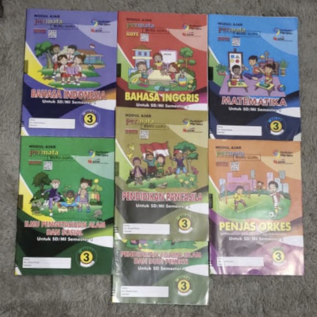 BUKU GURU LKS PERMATA UNTUK KELAS 3 SD/MI SEMESTER 1 KURIKULUM MERDEKA TAHUN AJARAN 2025/2026