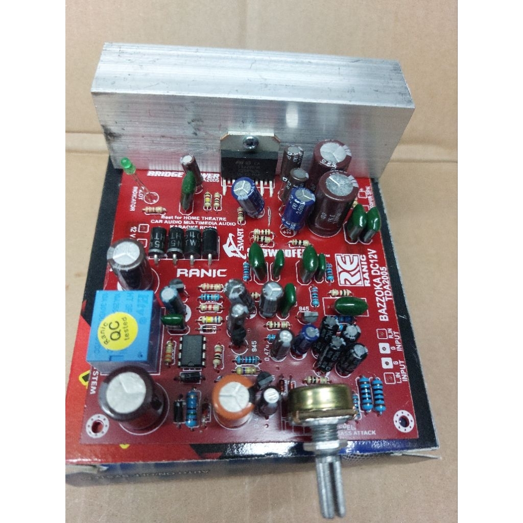 Kit Aktif Subwoofer Smart Bazoka 12 V AC DC