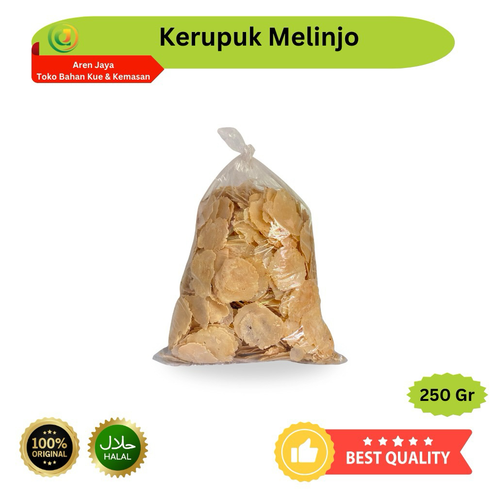 

Kerupuk Emping Mlinjo Mentah Super Tipis Kemasan Repack Kiloan 250 Gr 500 Gr 1 Kg Original