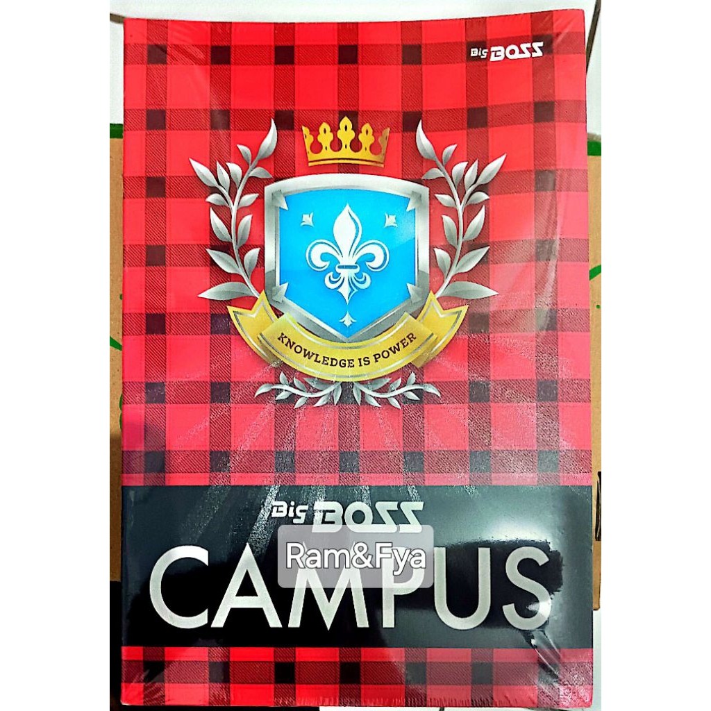

Buku Tulis Campus 50 lembar / Buku BOXY Panjang BIGBOSS BMC [1 Pak = 10 Buku]