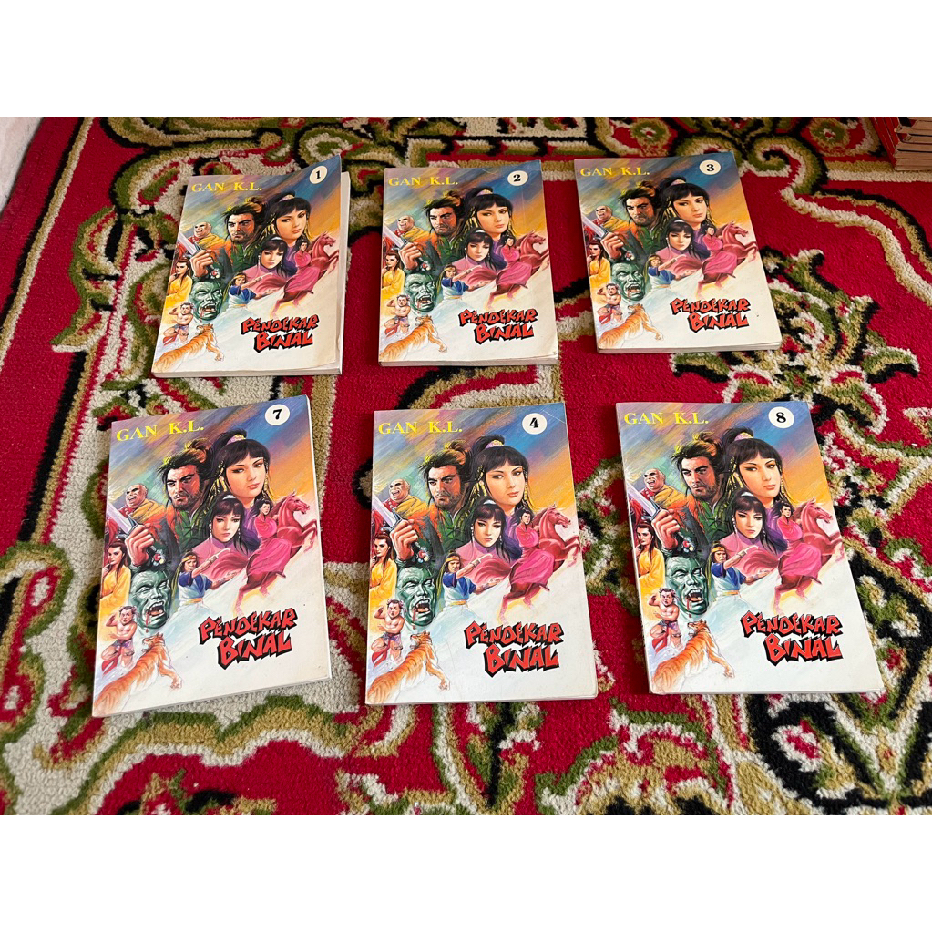 NOVEL PENDEKAR BINAL VOL1,2,3,4,7,8