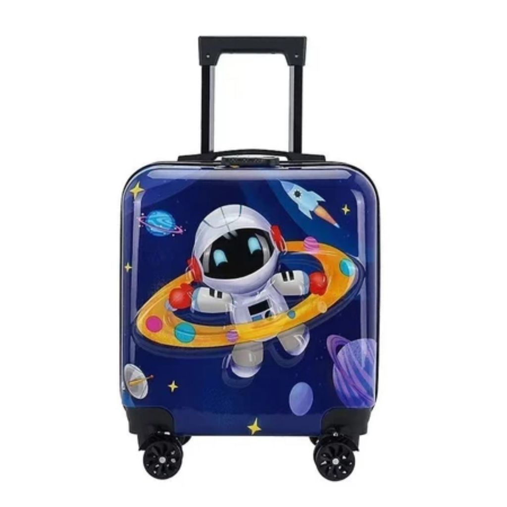 Tas Koper Karakter Anak Troli Roda 4 Ukuran 18Inch Kabin