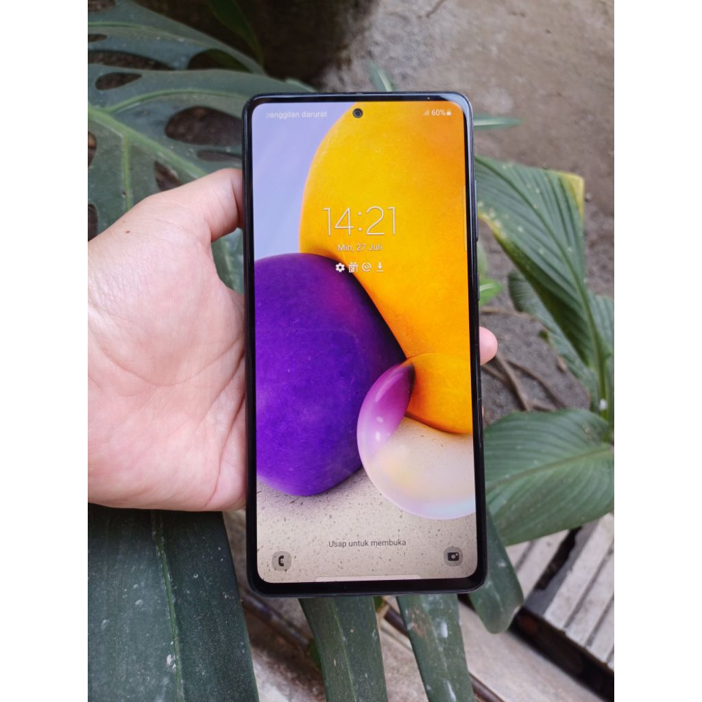 LCD SAMSUNG A72 ORI COPOTAN NORMAL TESTED