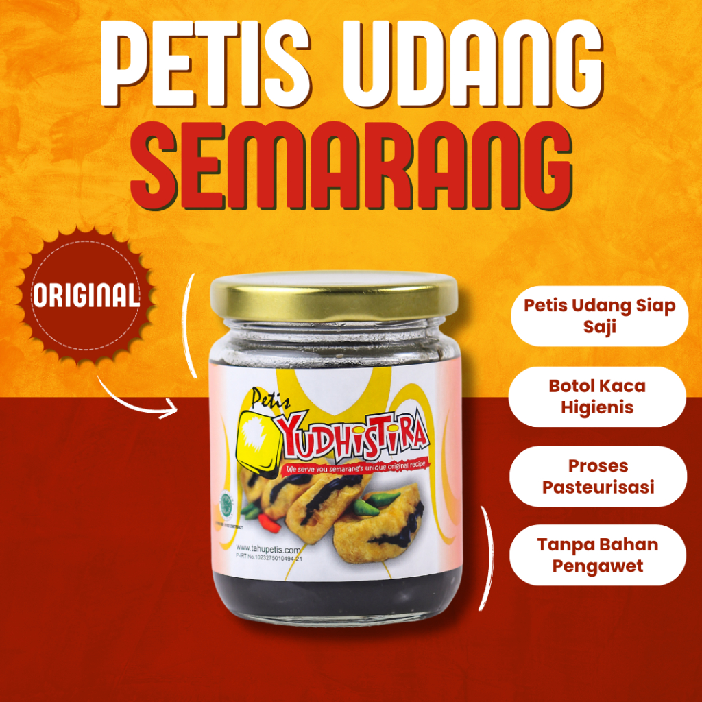 

Petis Yudhistira - Petis Udang Siap Saji Khas Semarang Rasa Original