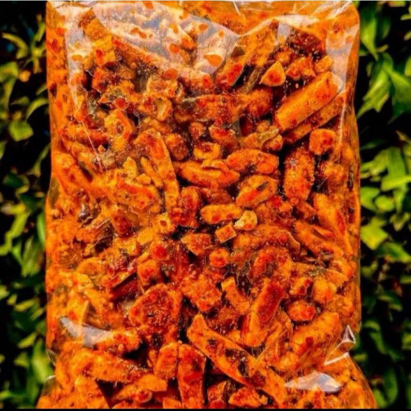 

Basreng Baso goreng pedas Super krispi Extra daun jeruk Netto 1000 gram / 1 kg Gratis ongkir