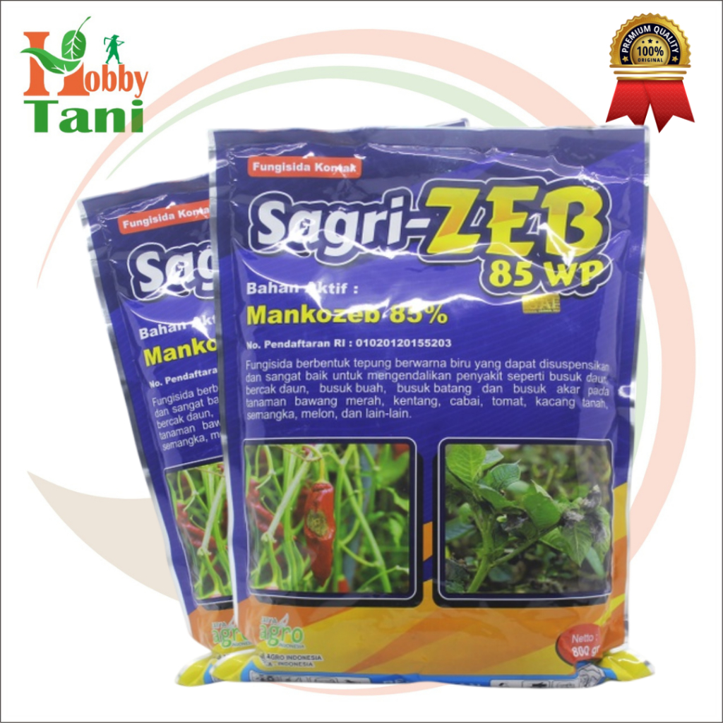 SAGRI ZEB 85 WP BIRU 800 Gr FUNGISIDA UNTUK TANAMAN / Obat Sagri Zeb