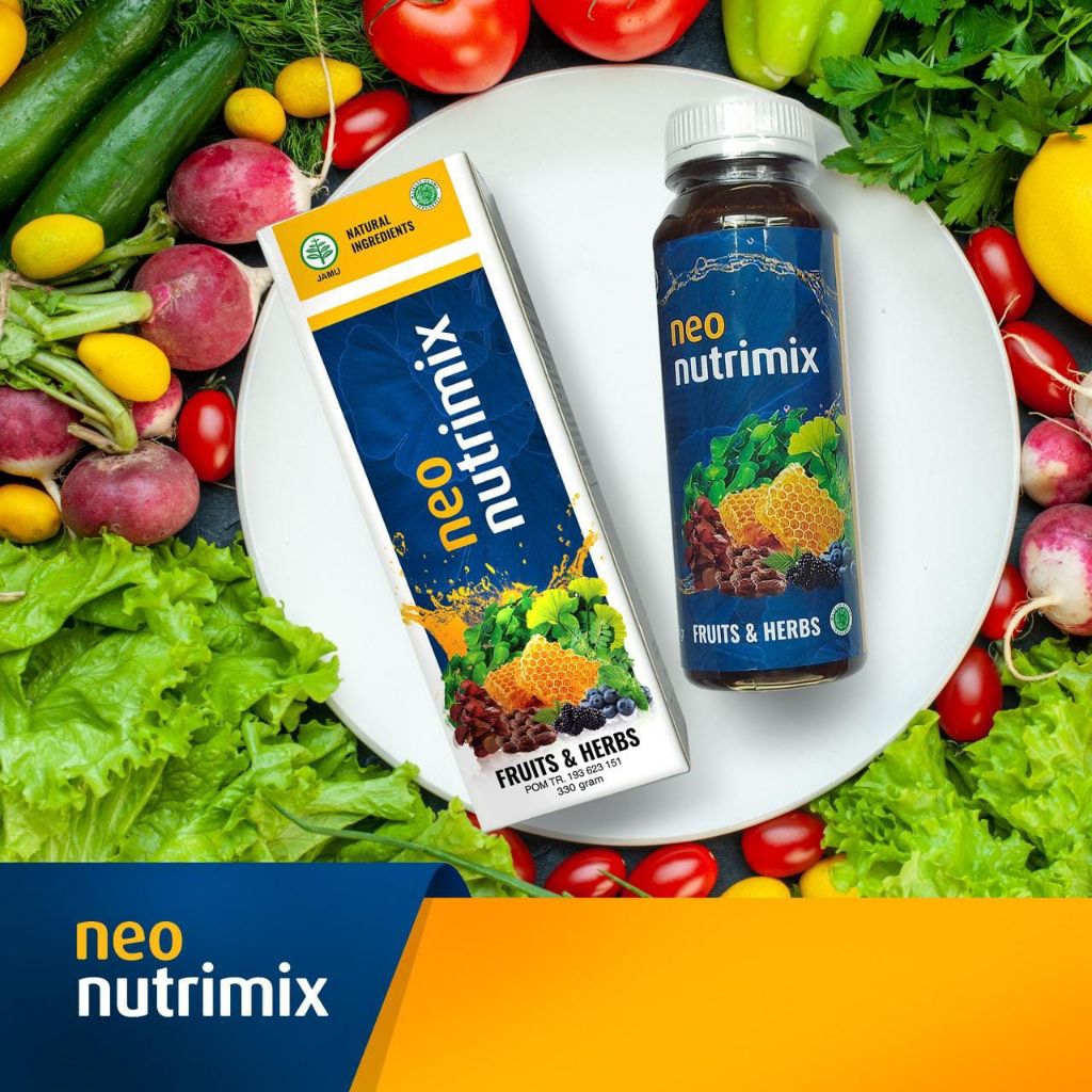 

Neonutrimix||Madu herbal anak||13 Buah dan Herbal Pilihan